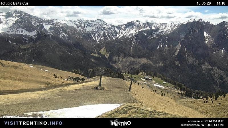 Archiv Foto Webcam Fassatal - Baita de Cruz
