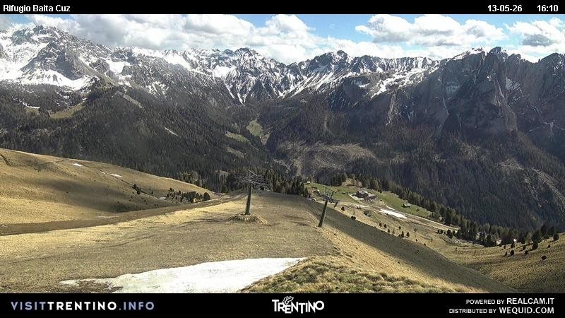Archiv Foto Webcam Fassatal - Baita de Cruz