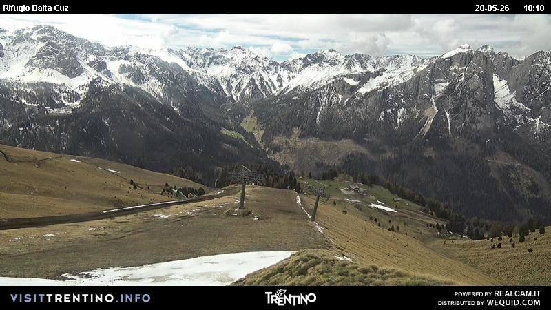 Archiv Foto Webcam Fassatal - Baita de Cruz
