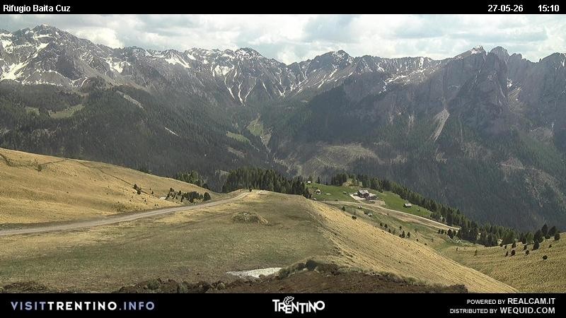 Archiv Foto Webcam Fassatal - Baita de Cruz