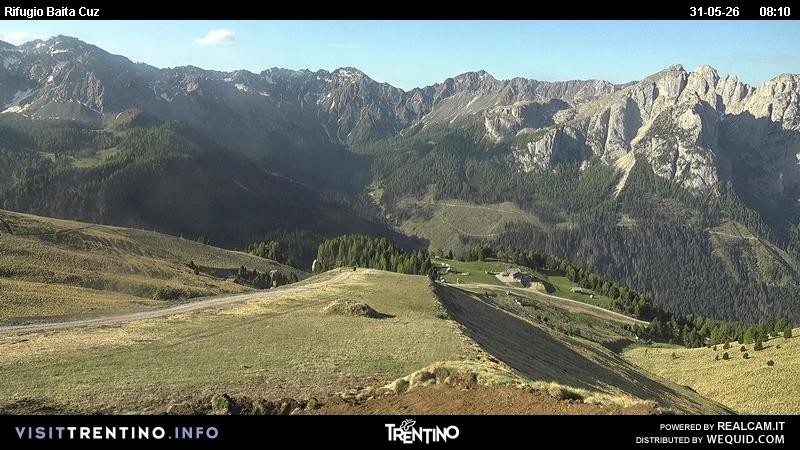 Archiv Foto Webcam Fassatal - Baita de Cruz