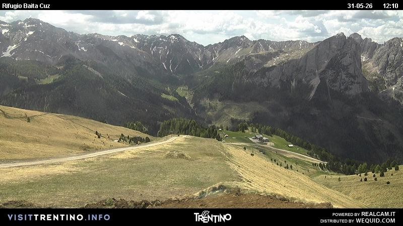 Archiv Foto Webcam Fassatal - Baita de Cruz