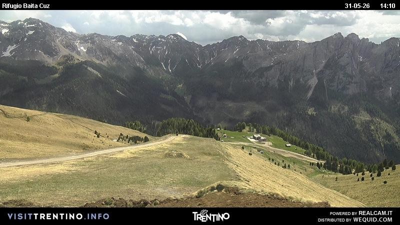 Archiv Foto Webcam Fassatal - Baita de Cruz