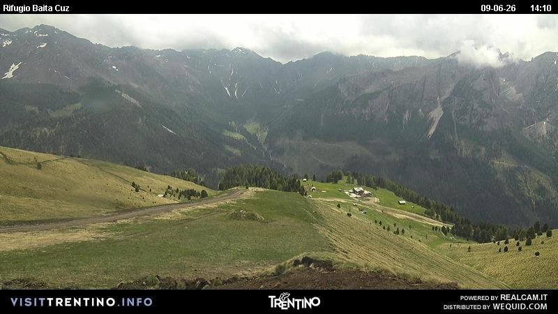 Archiv Foto Webcam Fassatal - Baita de Cruz
