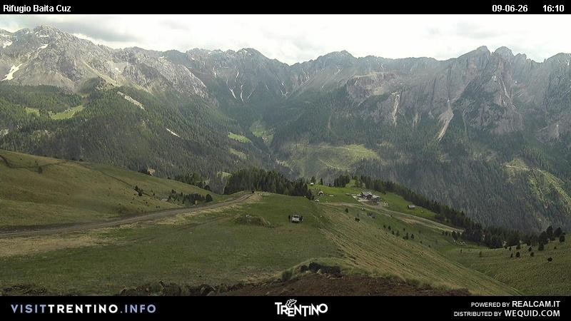 Archiv Foto Webcam Fassatal - Baita de Cruz
