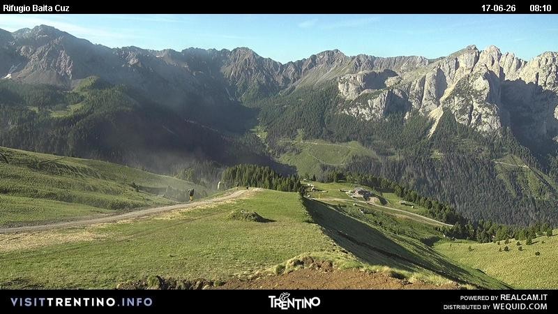 Archiv Foto Webcam Fassatal - Baita de Cruz