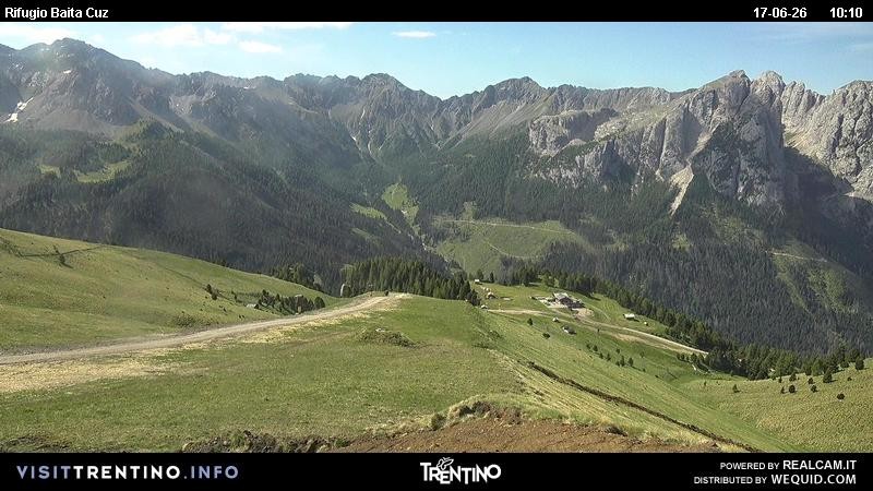 Archiv Foto Webcam Fassatal - Baita de Cruz