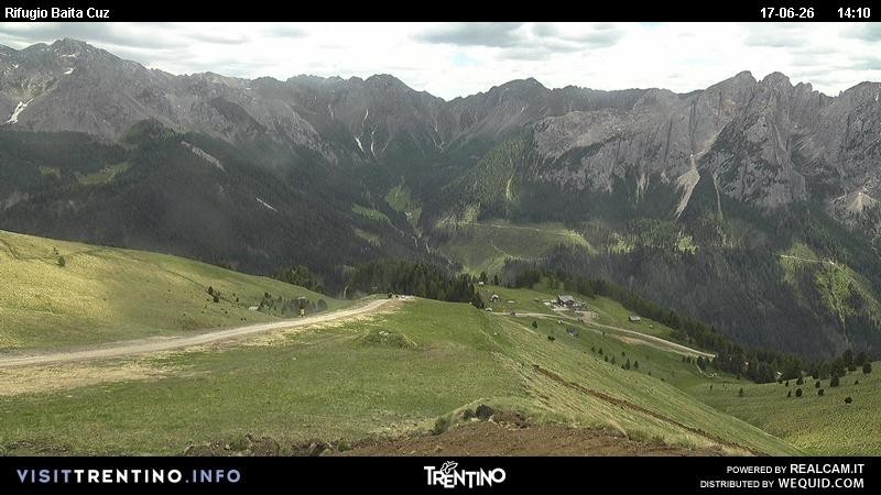 Archiv Foto Webcam Fassatal - Baita de Cruz