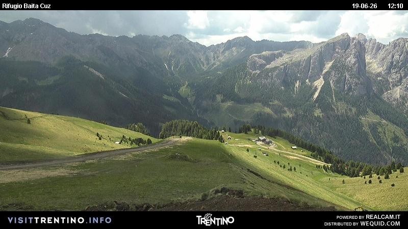 Archiv Foto Webcam Fassatal - Baita de Cruz