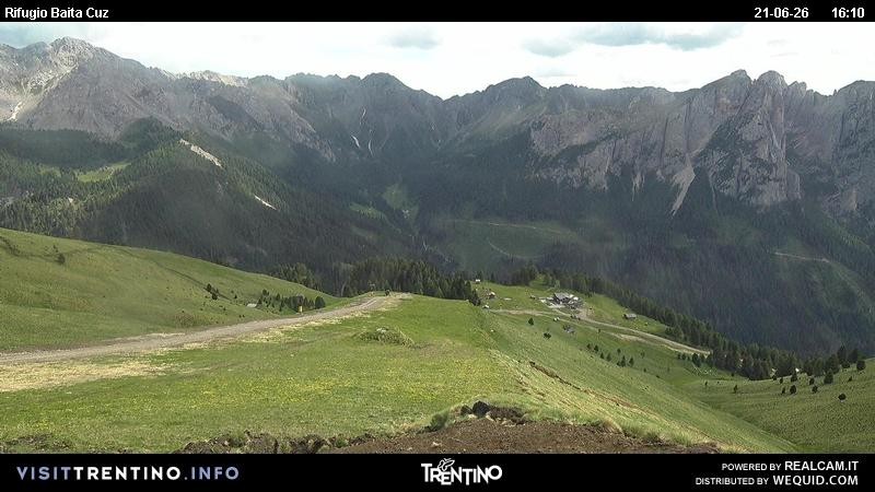 Archiv Foto Webcam Fassatal - Baita de Cruz