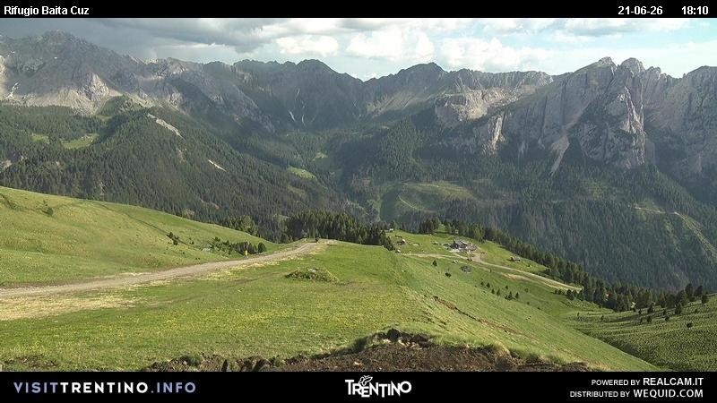 Archiv Foto Webcam Fassatal - Baita de Cruz