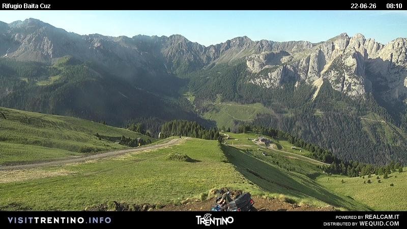 Archiv Foto Webcam Fassatal - Baita de Cruz