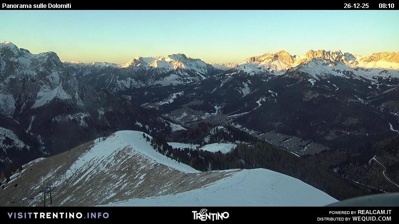 Archiv Foto Webcam Fassatal Buffaure - Vigo di Fassa