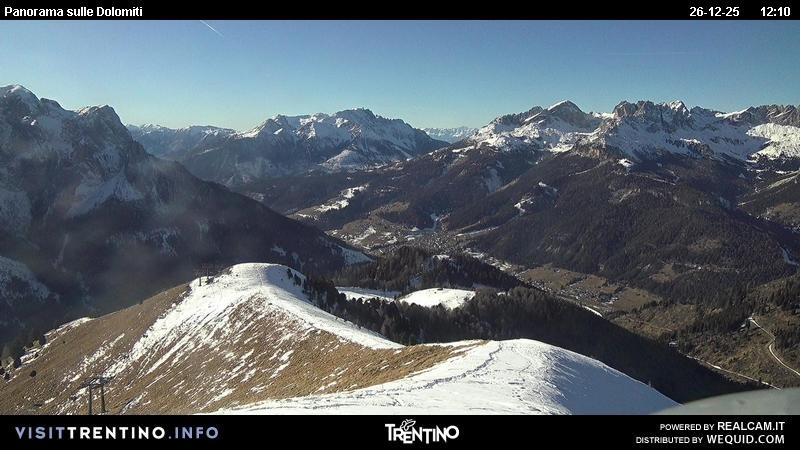 Archiv Foto Webcam Fassatal Buffaure - Vigo di Fassa
