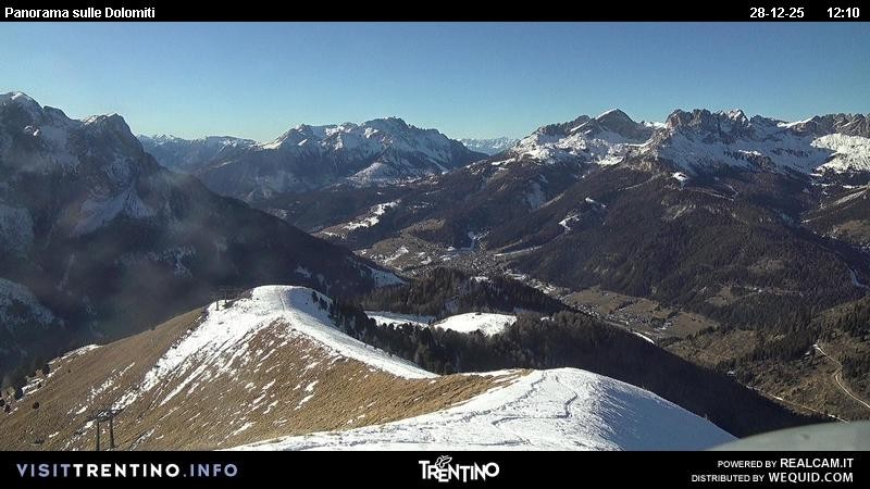 Archiv Foto Webcam Fassatal Buffaure - Vigo di Fassa