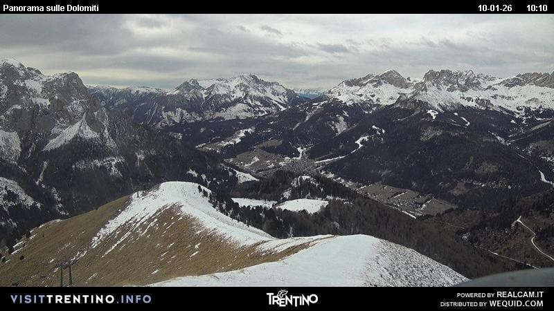 Archiv Foto Webcam Fassatal Buffaure - Vigo di Fassa