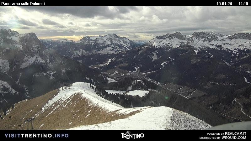 Archiv Foto Webcam Fassatal Buffaure - Vigo di Fassa