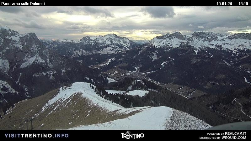 Archiv Foto Webcam Fassatal Buffaure - Vigo di Fassa
