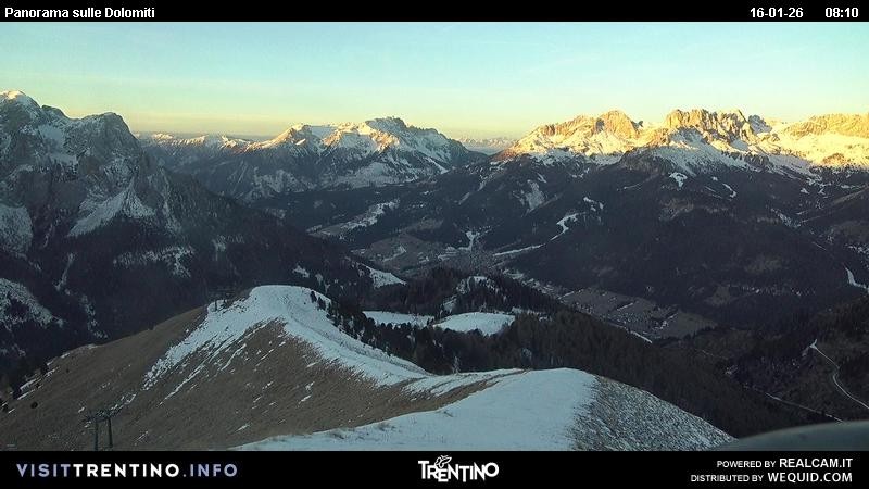 Archiv Foto Webcam Fassatal Buffaure - Vigo di Fassa