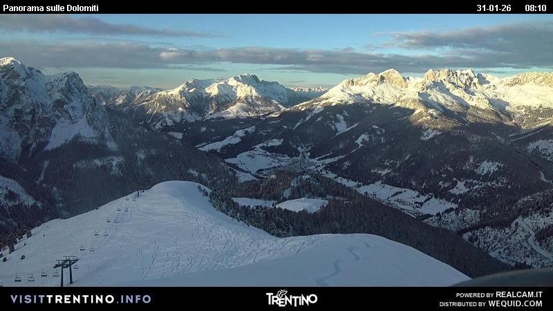 Archiv Foto Webcam Fassatal Buffaure - Vigo di Fassa