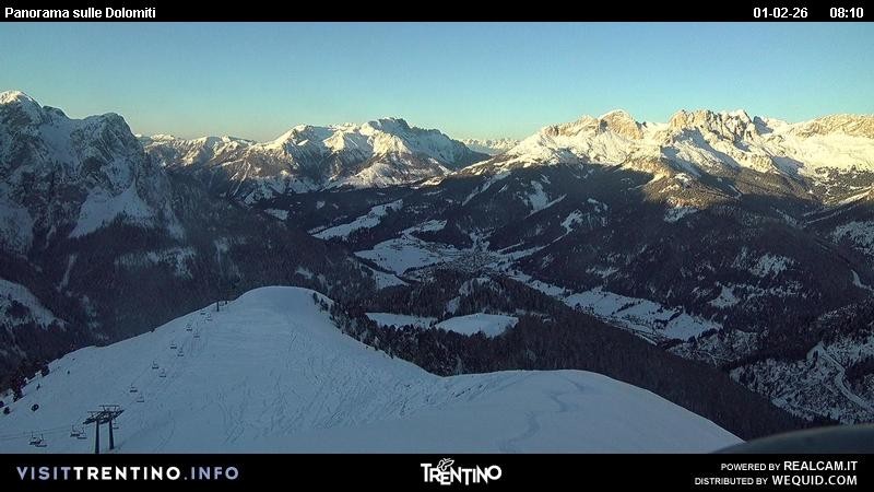 Archiv Foto Webcam Fassatal Buffaure - Vigo di Fassa