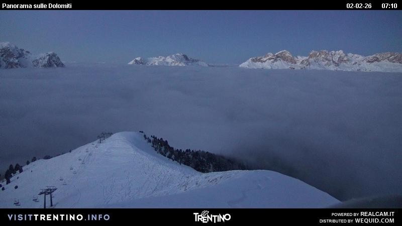 Archived image Webcam Fassatal Buffaure towards Vigo di Fassa