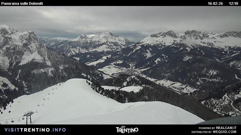 Archiv Foto Webcam Fassatal Buffaure - Vigo di Fassa