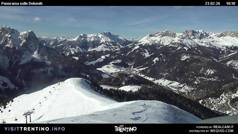 Archiv Foto Webcam Fassatal Buffaure - Vigo di Fassa