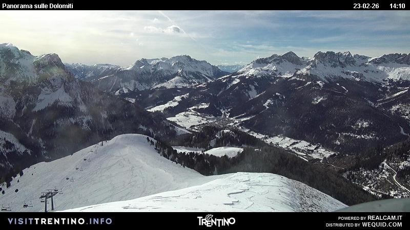 Archiv Foto Webcam Fassatal Buffaure - Vigo di Fassa