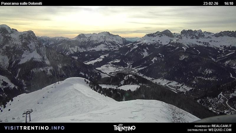 Archiv Foto Webcam Fassatal Buffaure - Vigo di Fassa