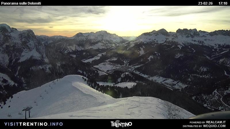 Archiv Foto Webcam Fassatal Buffaure - Vigo di Fassa