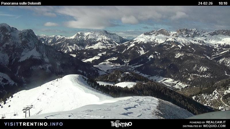 Archiv Foto Webcam Fassatal Buffaure - Vigo di Fassa