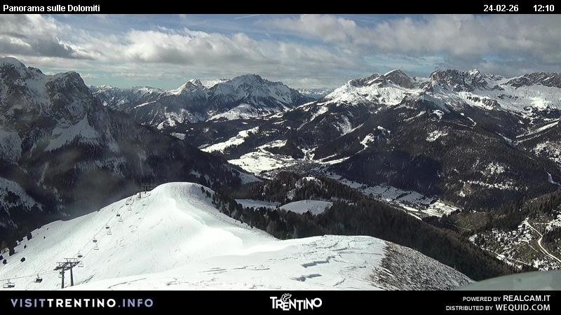 Archiv Foto Webcam Fassatal Buffaure - Vigo di Fassa