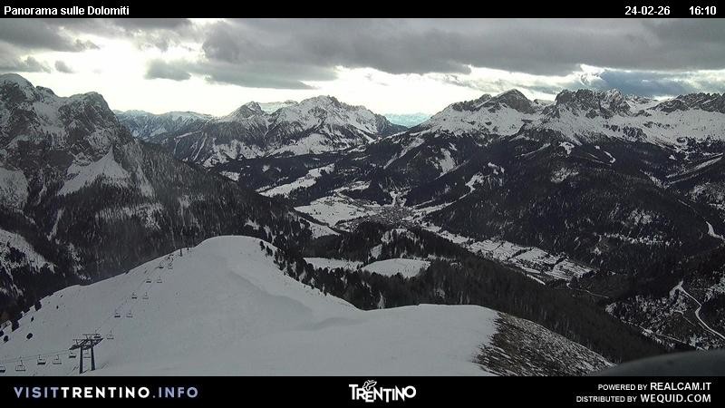 Archiv Foto Webcam Fassatal Buffaure - Vigo di Fassa