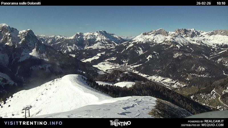 Archiv Foto Webcam Fassatal Buffaure - Vigo di Fassa