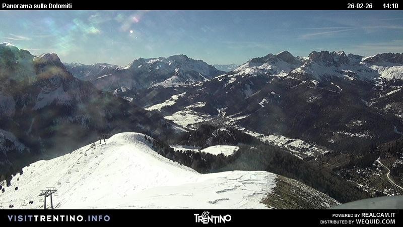Archived image Webcam Fassatal Buffaure towards Vigo di Fassa