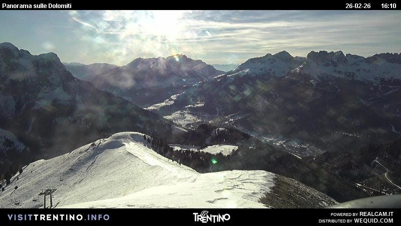 Archived image Webcam Fassatal Buffaure towards Vigo di Fassa