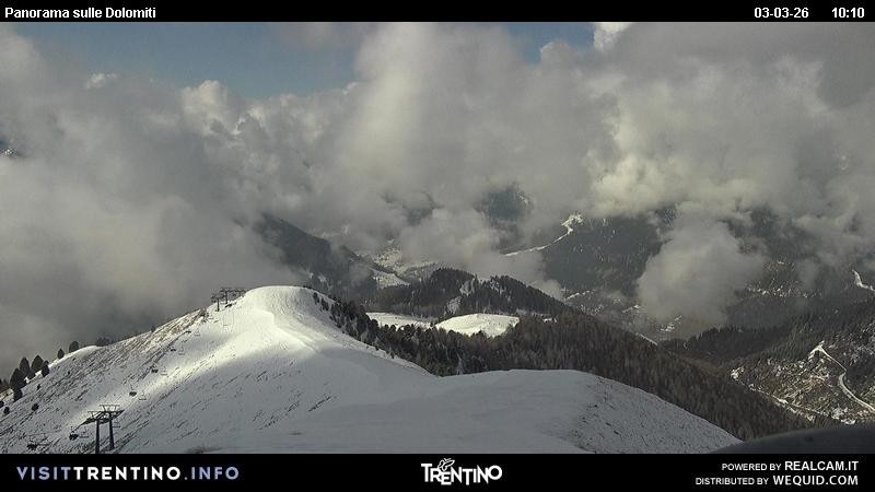 Archived image Webcam Fassatal Buffaure towards Vigo di Fassa