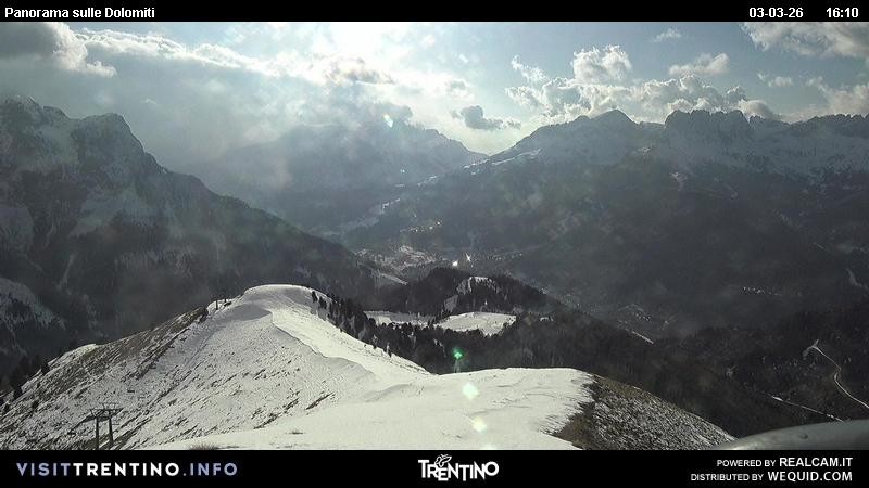 Archived image Webcam Fassatal Buffaure towards Vigo di Fassa