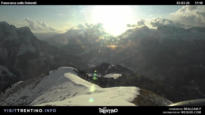 Archived image Webcam Fassatal Buffaure towards Vigo di Fassa