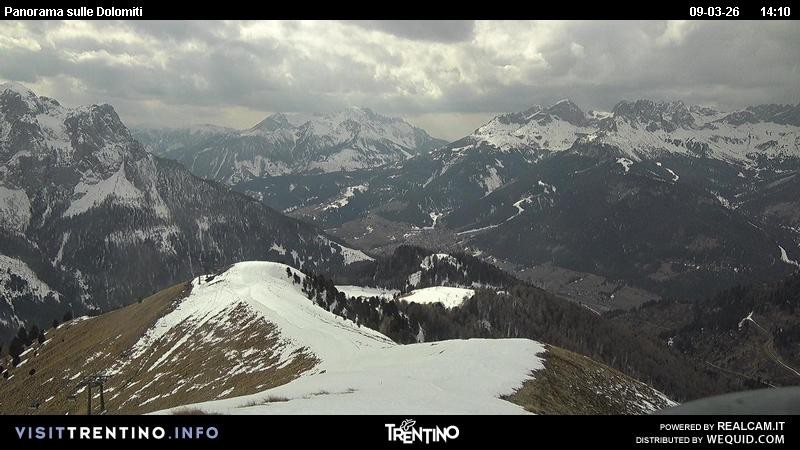 Archiv Foto Webcam Fassatal Buffaure - Vigo di Fassa