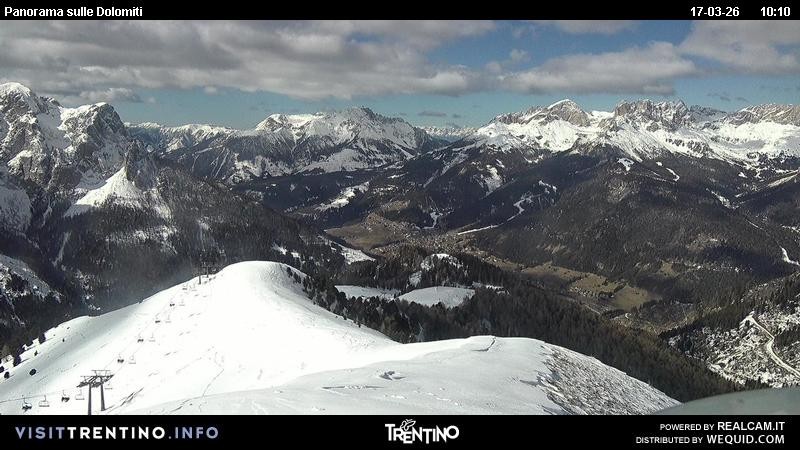 Archiv Foto Webcam Fassatal Buffaure - Vigo di Fassa