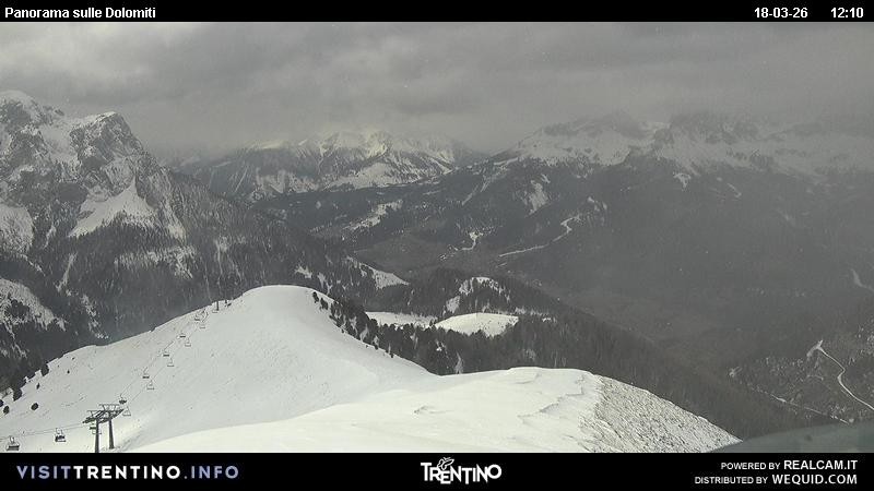 Archiv Foto Webcam Fassatal Buffaure - Vigo di Fassa