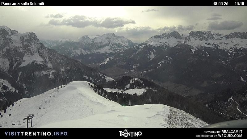 Archiv Foto Webcam Fassatal Buffaure - Vigo di Fassa