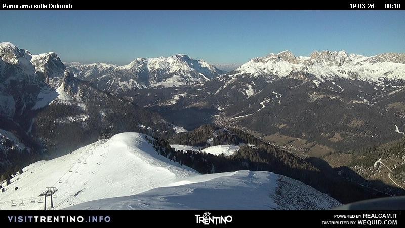 Archiv Foto Webcam Fassatal Buffaure - Vigo di Fassa