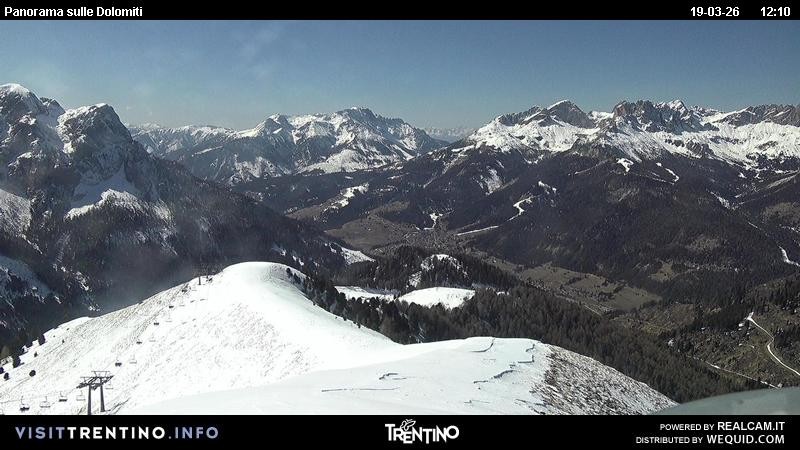 Archiv Foto Webcam Fassatal Buffaure - Vigo di Fassa
