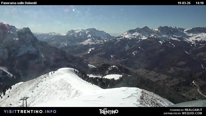 Archiv Foto Webcam Fassatal Buffaure - Vigo di Fassa