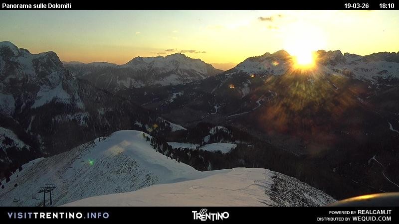 Archiv Foto Webcam Fassatal Buffaure - Vigo di Fassa