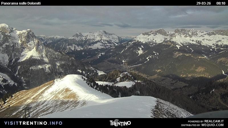 Archiv Foto Webcam Fassatal Buffaure - Vigo di Fassa
