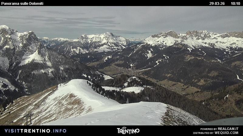 Archiv Foto Webcam Fassatal Buffaure - Vigo di Fassa